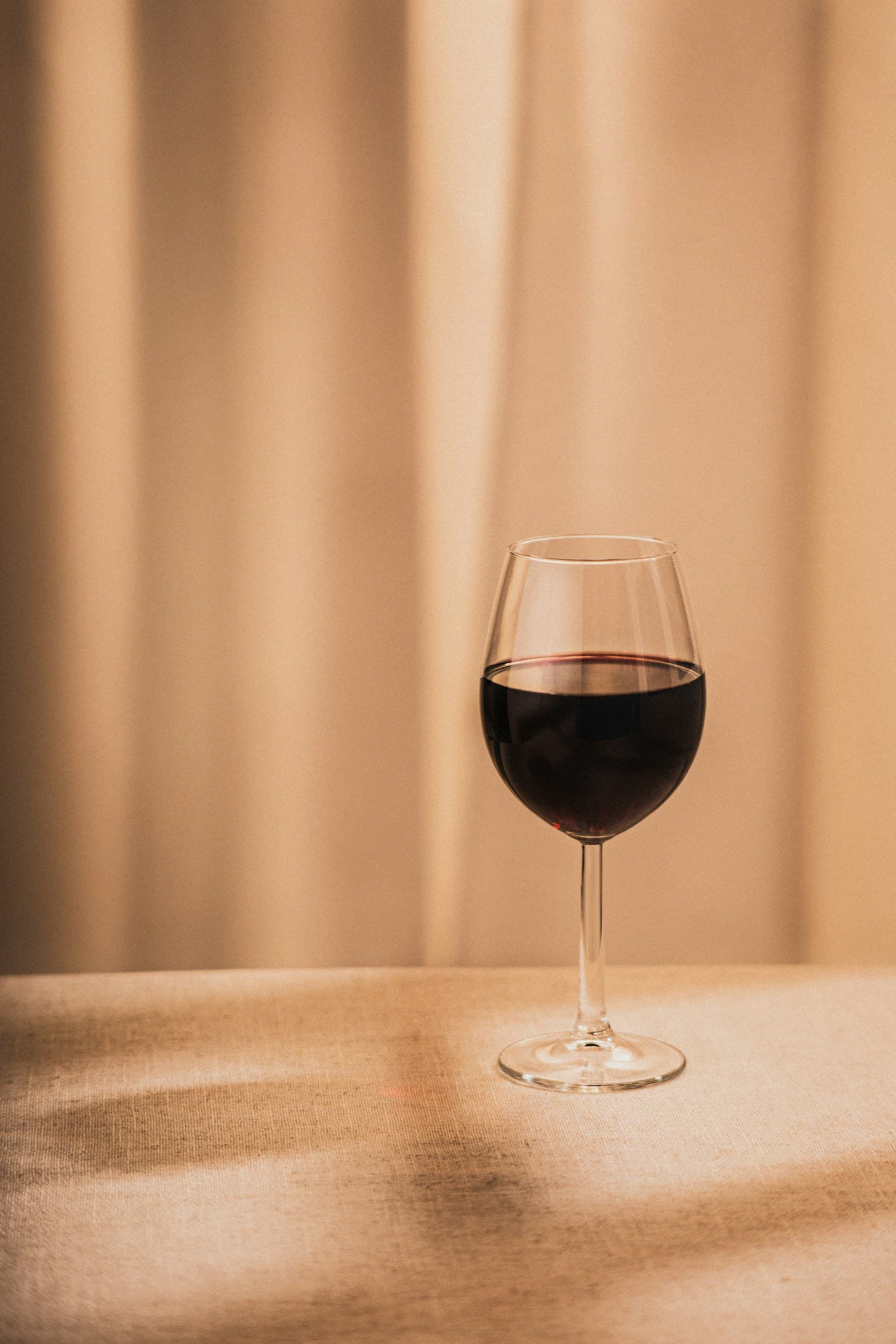 Taça de vinho tinto