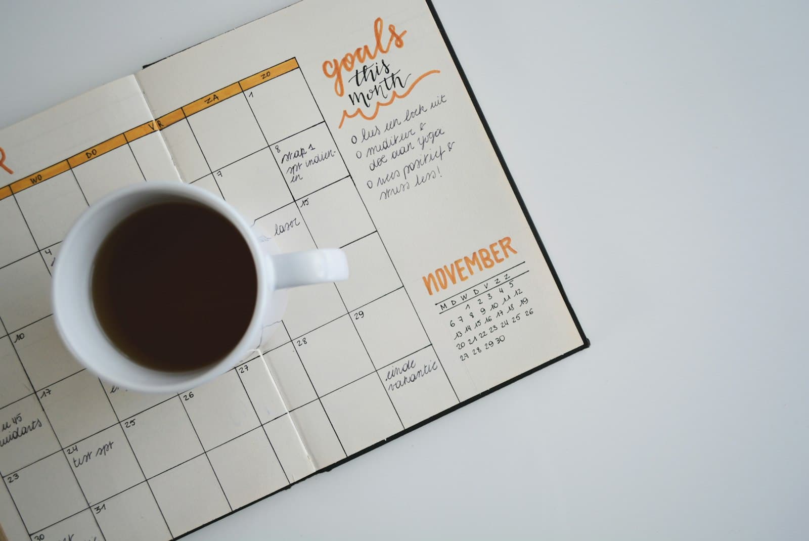 Agenda e calendário de reservas