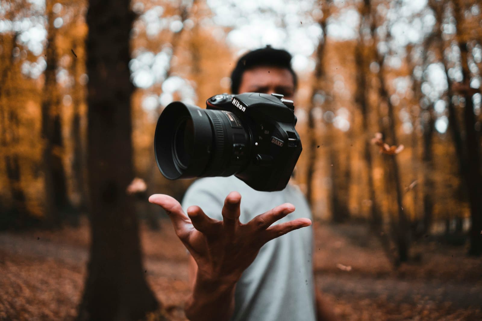 Fotógrafo em ação